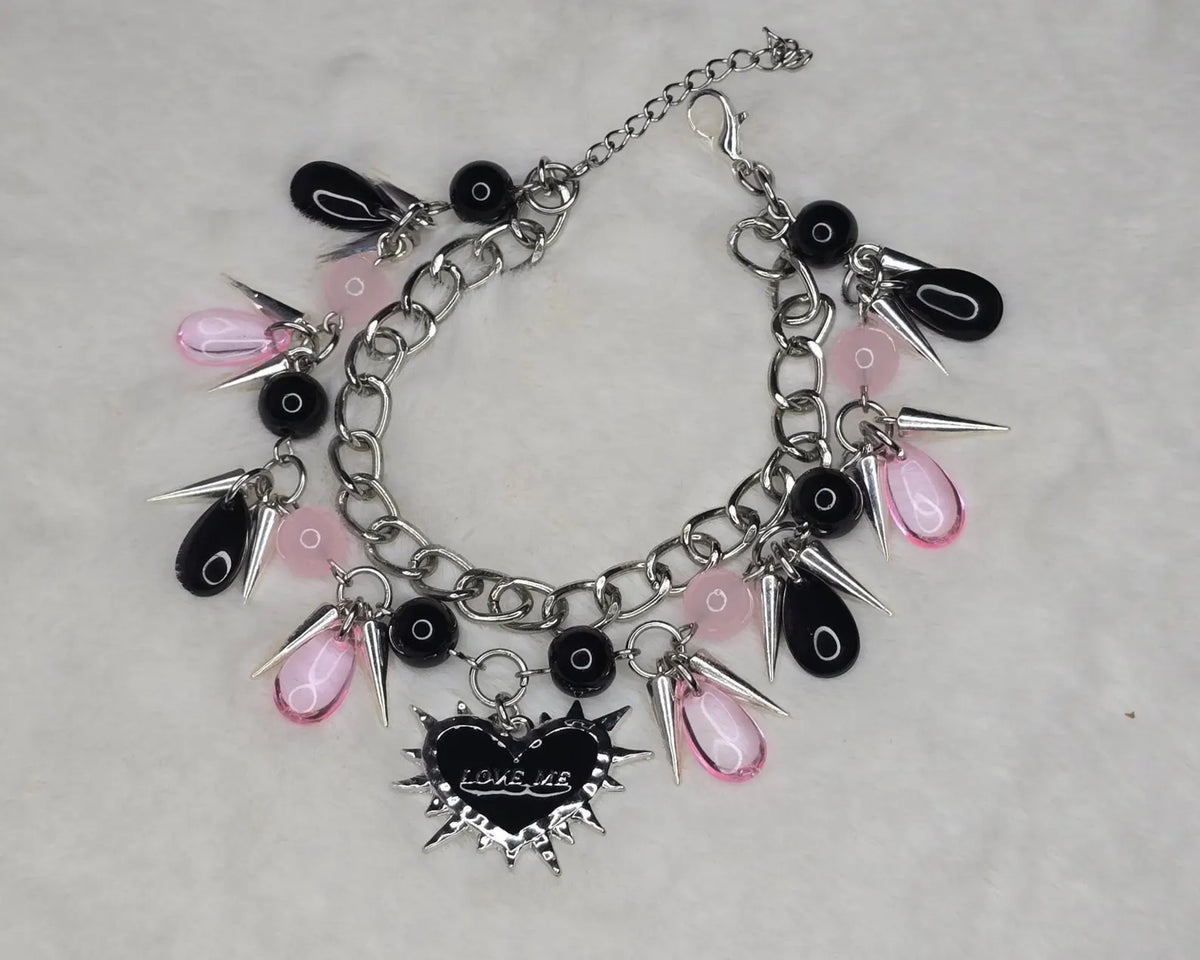 The "Obsessed" Double Charm Bracelet